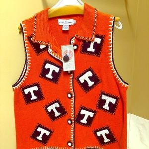 NWT Never worn - Tennessee VOLS knitted vest!